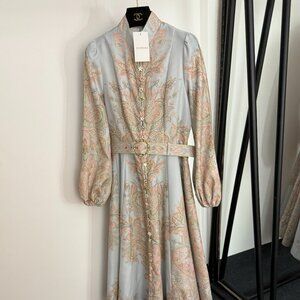 Zimmermann New Long-Sleeved Dress